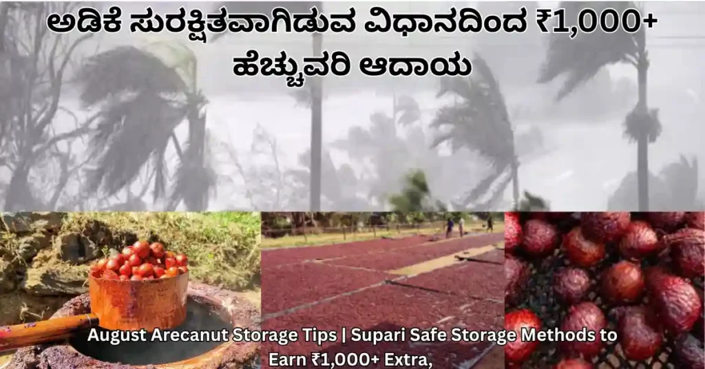 August Arecanut Storage Tips | Supari Safe Storage Methods to Earn ₹1,000+ Extra 2 Storage