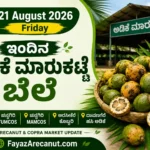 Arecanut Price Today 21 August 2026